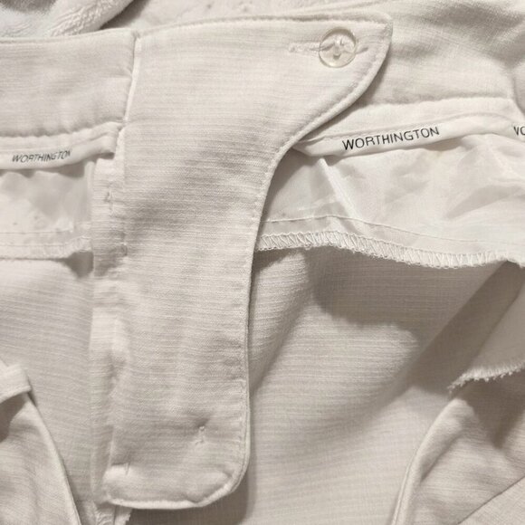 Worthington Sz 16P Women’s Straight Leg Modern Fit Chino Flat Front Formal Pants - Picture 6 of 11